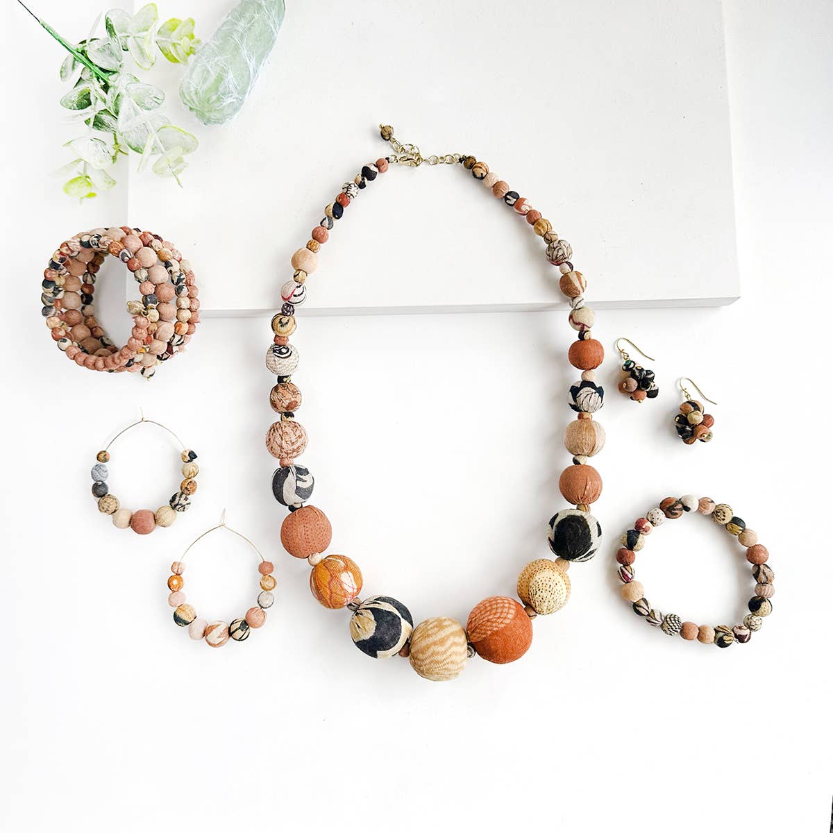 Kantha Desertscape Necklace