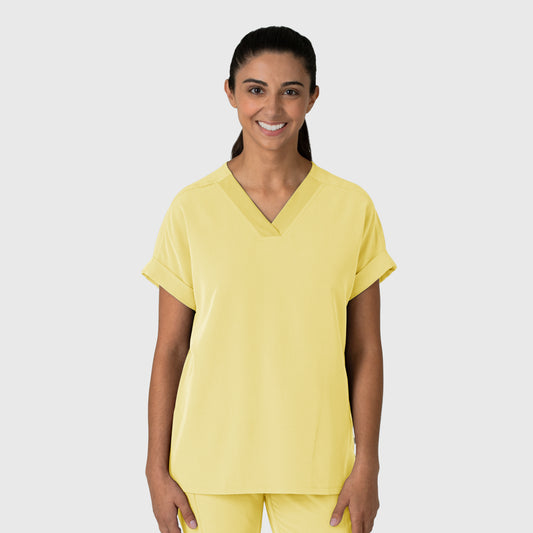 Women's Drop Shoulder Boxy Scrub Top