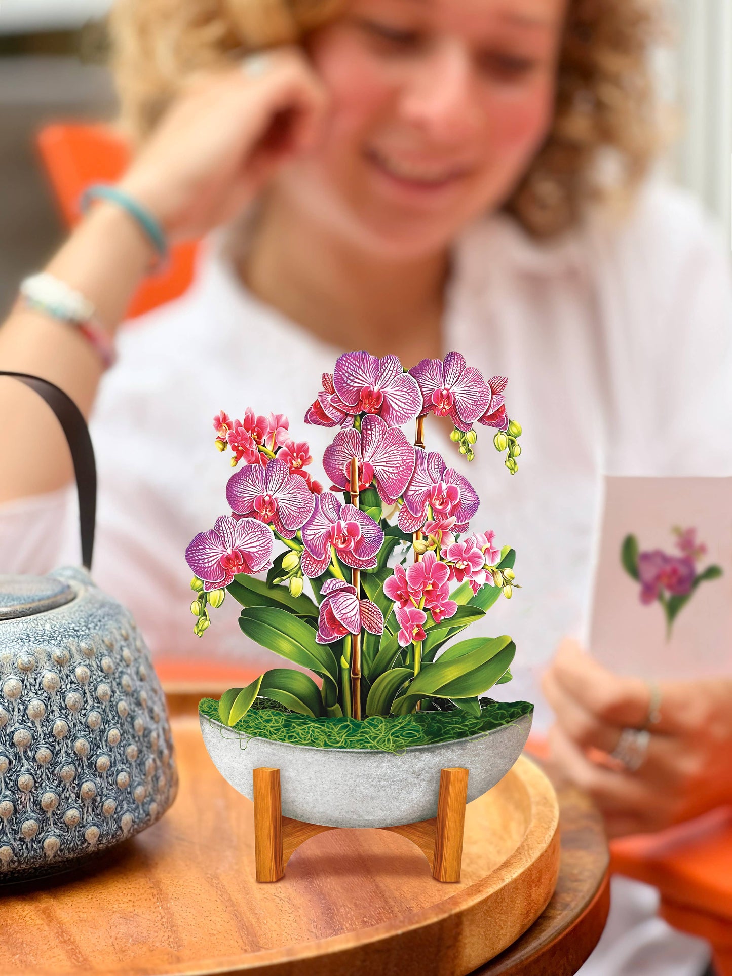 FreshCut Paper LLC - Mini Orchid Oasis (10 Pop-up Greeting Cards)