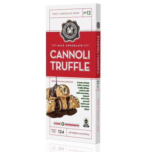 NO 12 - Milk Cannoli Truffle Bar 3.5oz