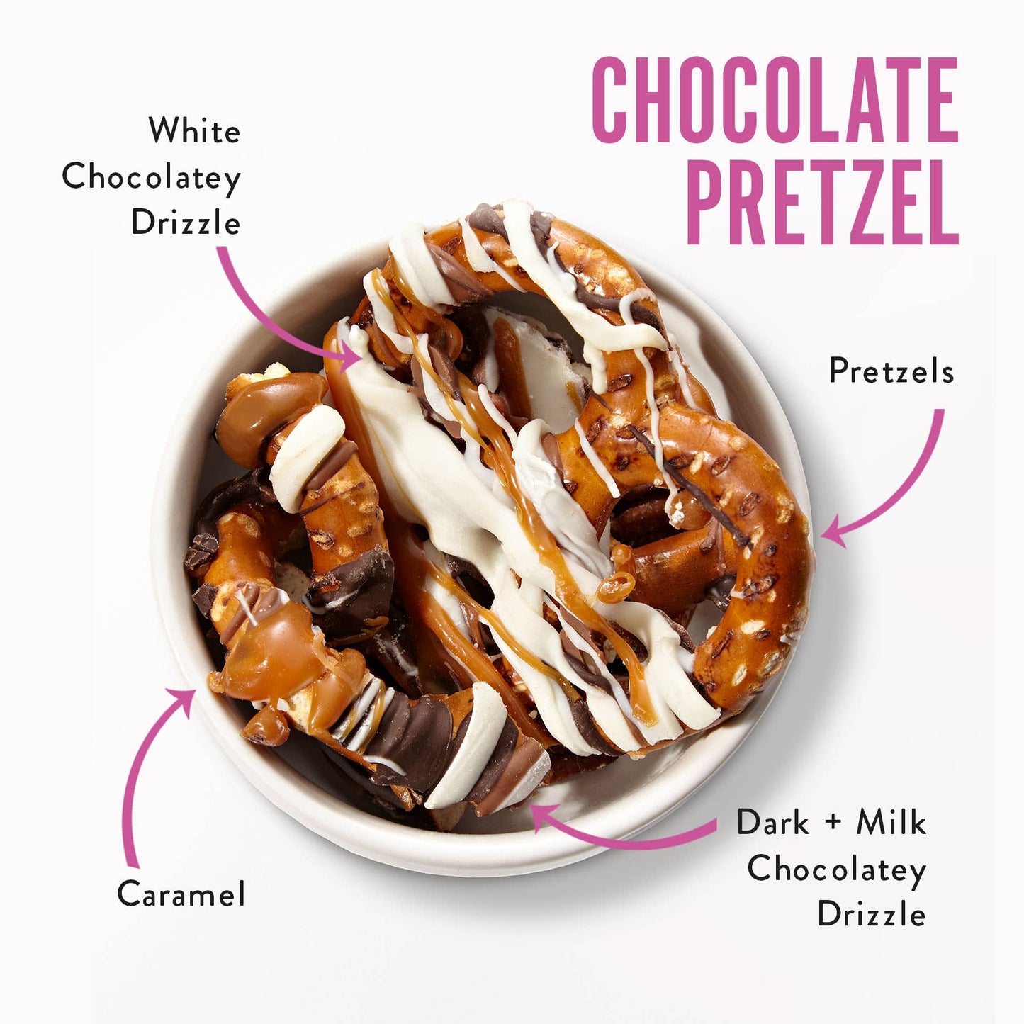 Funky Chunky - Chocolate Pretzel | Chocolate Pretzels | 2-ounce Bags