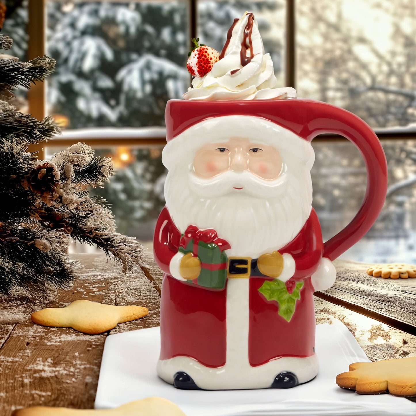 Joy of Christmas 3-D Mug - Santa