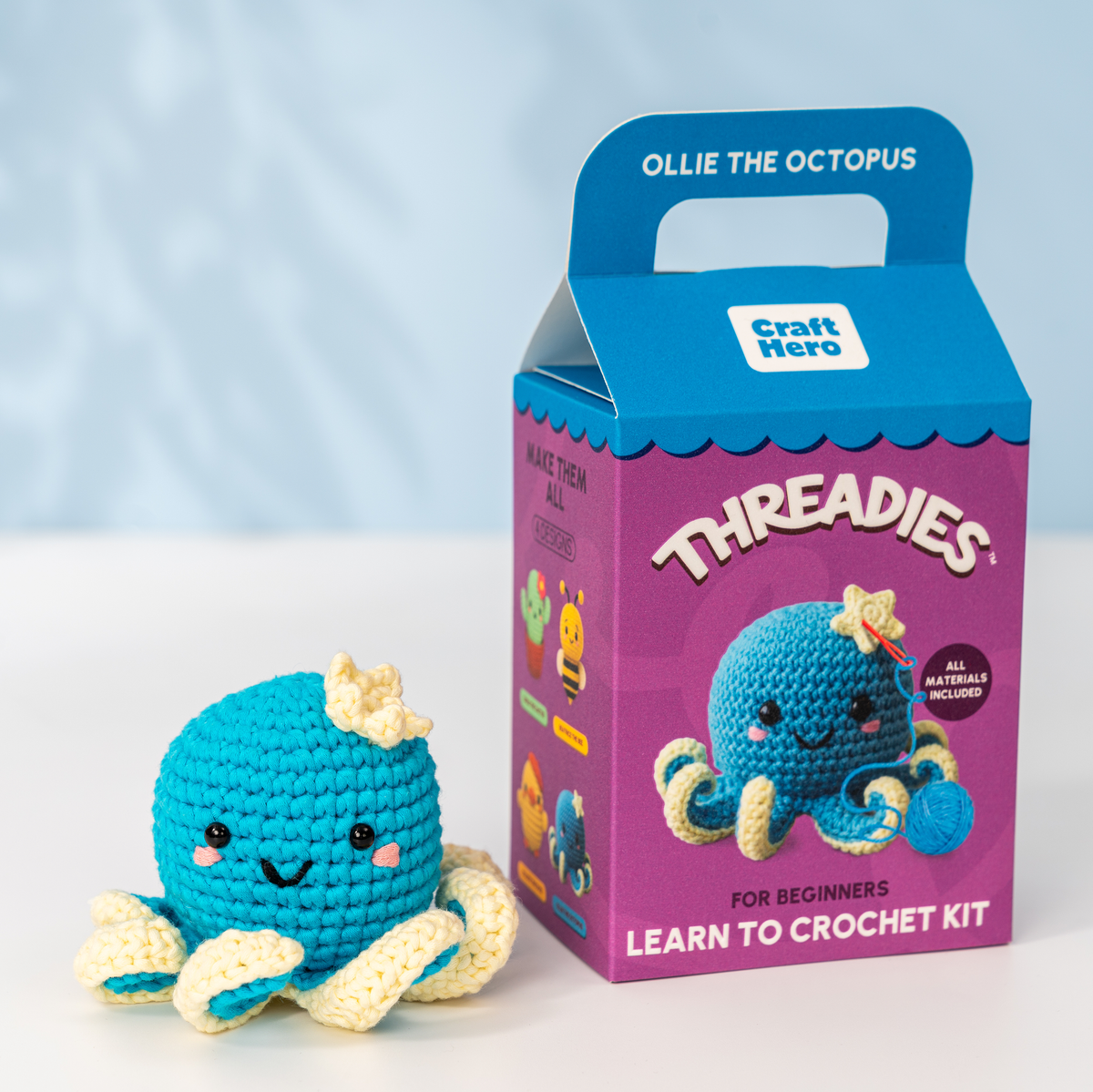 Craft Hero - Crochet Kit for Beginners — Ollie the Octopus
