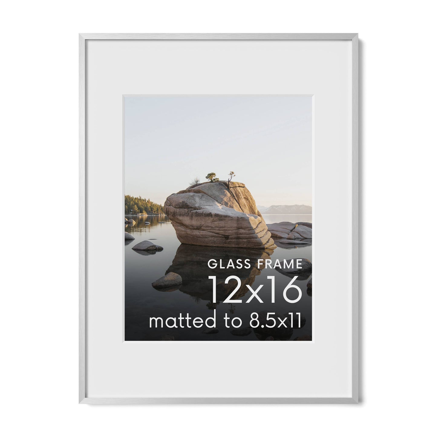 Haus and Hues - Silver Metal Frame with Glass