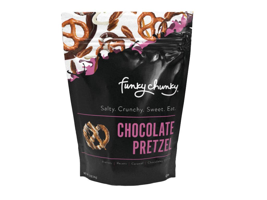 Funky Chunky - Chocolate Pretzel | Chocolate Pretzels | 5-ounce Bags