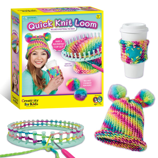 Faber-Castell / Creativity for Kids - Quick Knit Loom - DIY Craft Kit for Kids