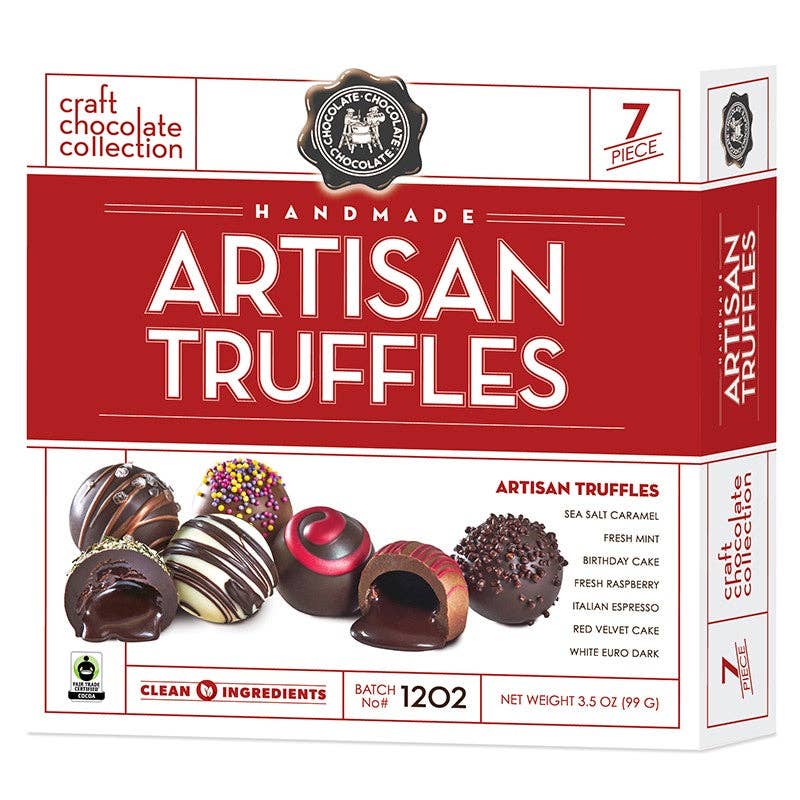 Chocolate Chocolate Chocolate Company - 7 PC Artisan Truffles (3.5 OZ) - CASE/12