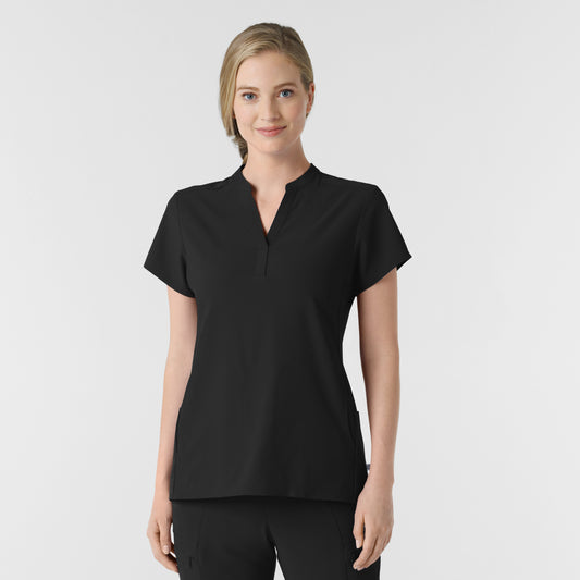 WonderWink Women's Mandarin Collar Top