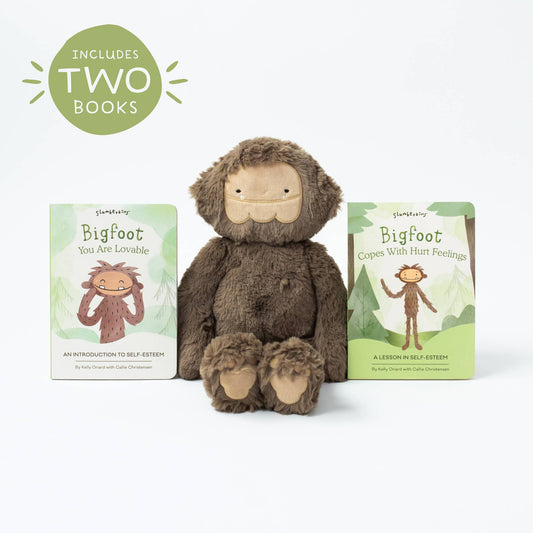 BIGFOOT KIN + LESSON BOOK - BIGFOOT COPES WITH HURT FEELINGS: A LESSON IN SELF-ESTEEM