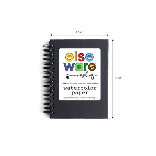 Watercolor Paper Pad - Small - 5.8x4.3in - 110lb Cotton  Rag
