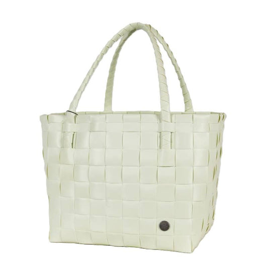 Handed By - Paris Recycled Handwoven Tote Bag - Mint Green