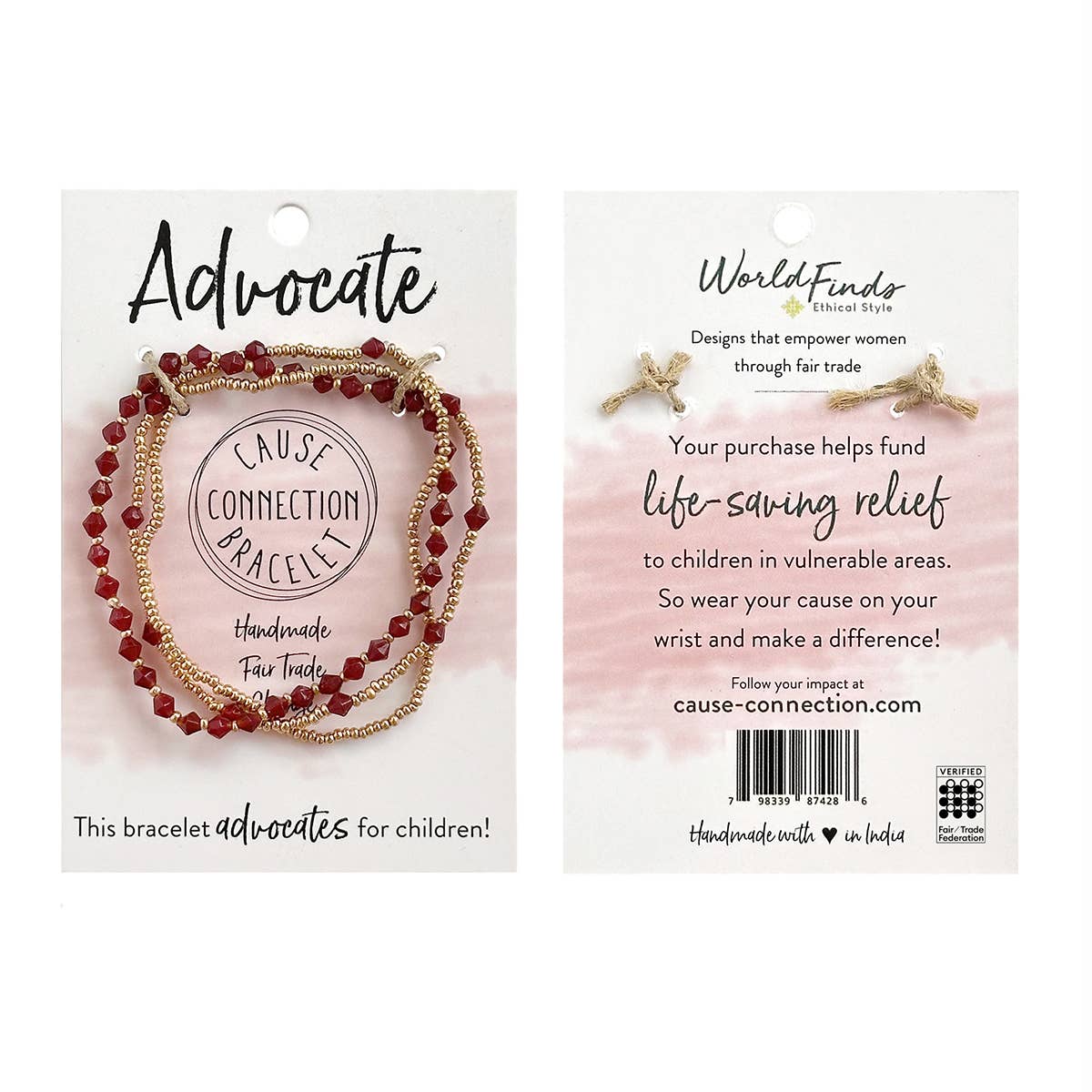 Advocate • Cause Bracelet-WorldFinds