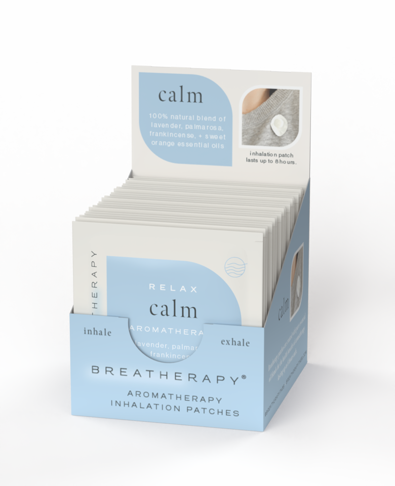 Breatherapy - CALM Anti-anxiety Aromatherapy Inhaler Patches