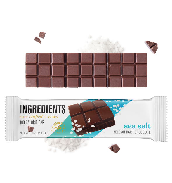 100 Calorie Bar, 54% Belgian Dark Chocolate & Sea Salt
