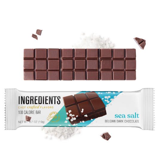 100 Calorie Bar, 54% Belgian Dark Chocolate & Sea Salt