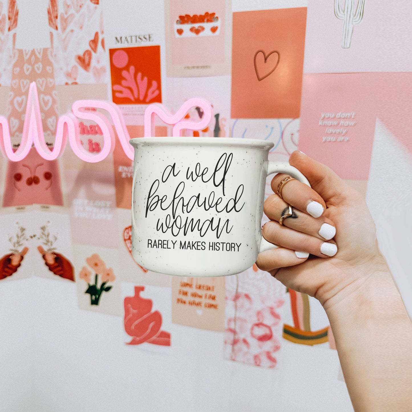 Gia Roma - Funny Coffee Mugs for Women | Self Love Gifts | Ceramic Cups