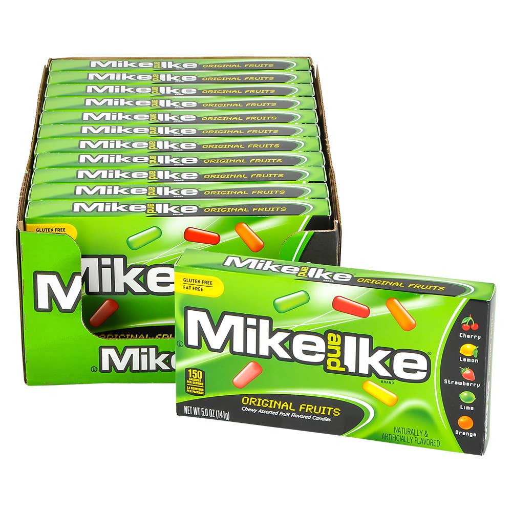Grandpa Joe's Candy Shop - Mike and Ike Theater Box, 4.25oz, 12ct Case