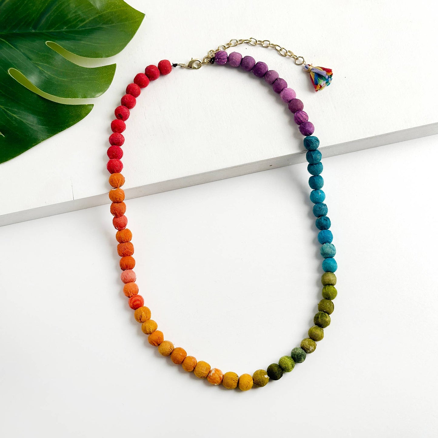 Kantha Prism Necklace