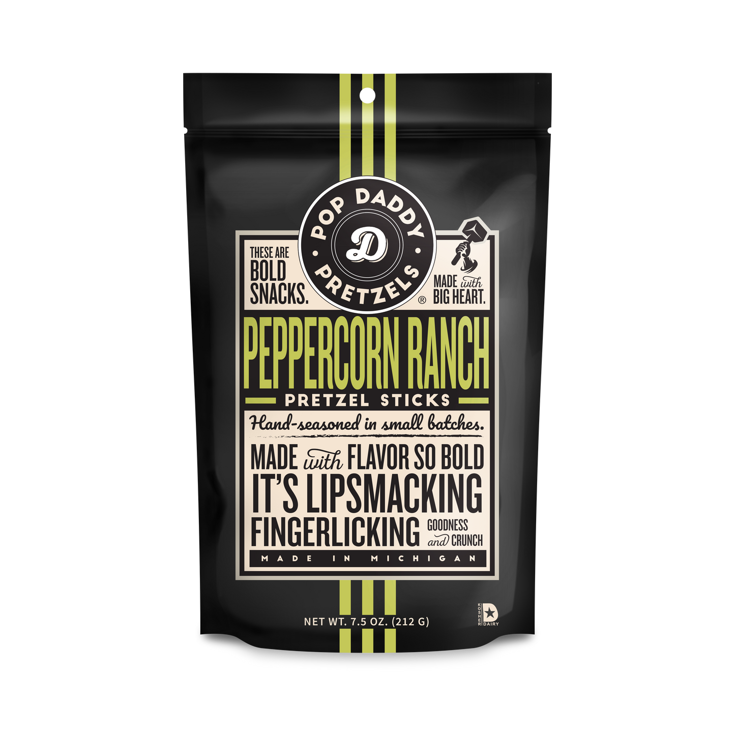 Seasoned Pretzels - 7.5oz - Peppercorn Ranch
