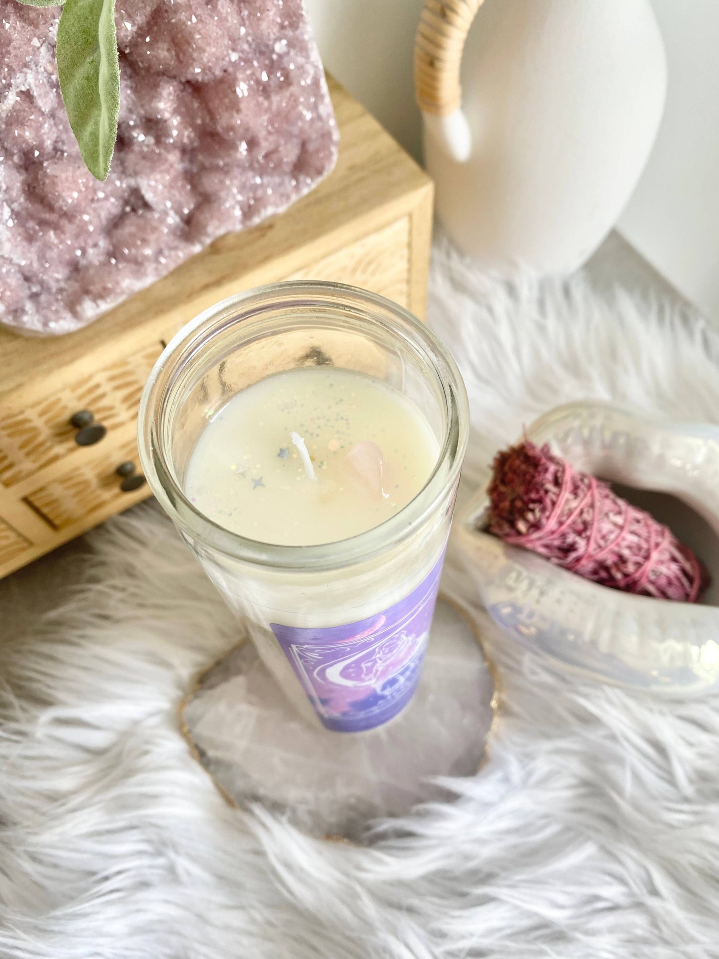 Lunastry - Moon Prayer Candle