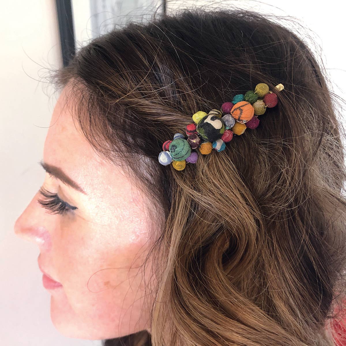 Kantha Cluster Hair Pin