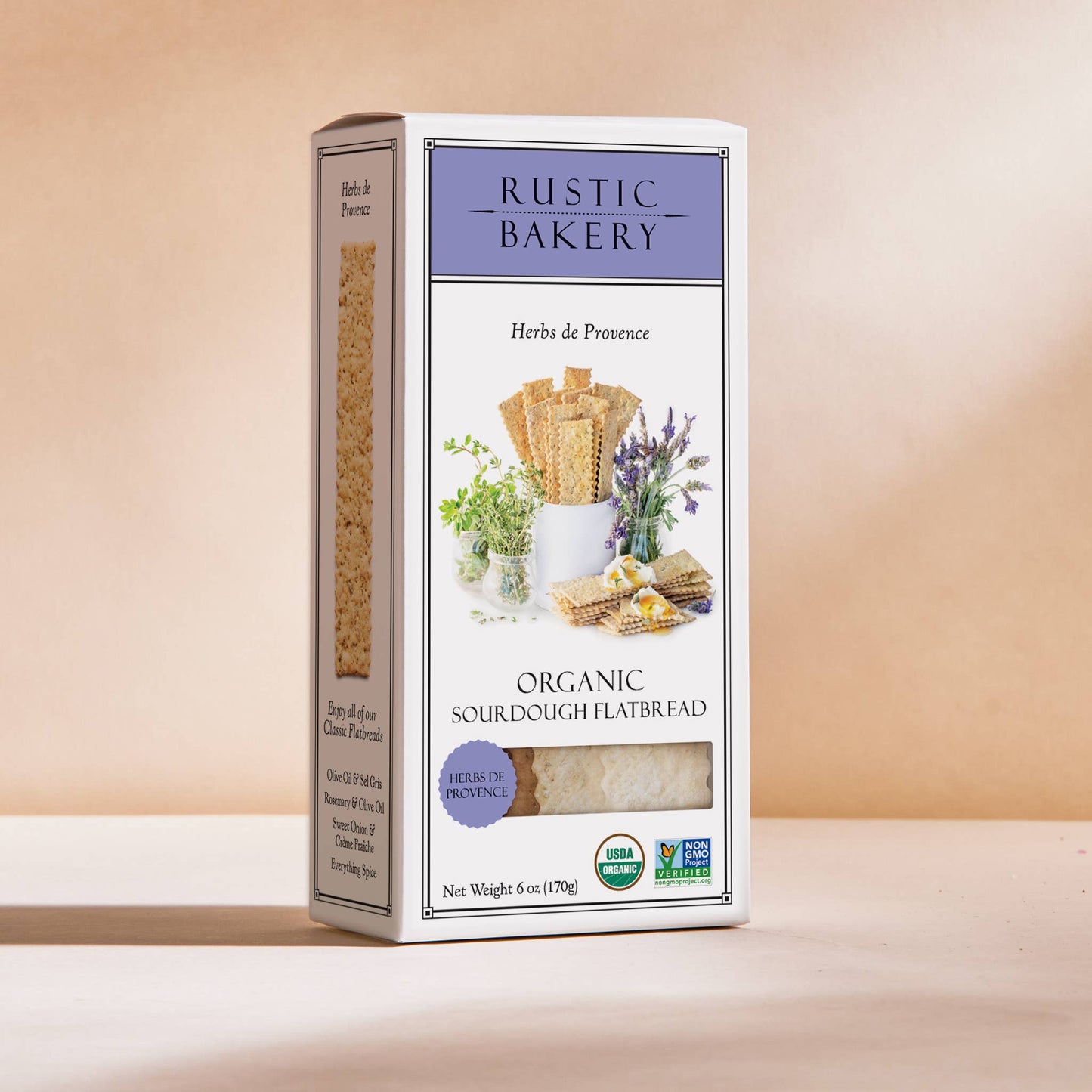 Rustic Bakery - Flatbreads - Herbs de Provence Organic Sourdough