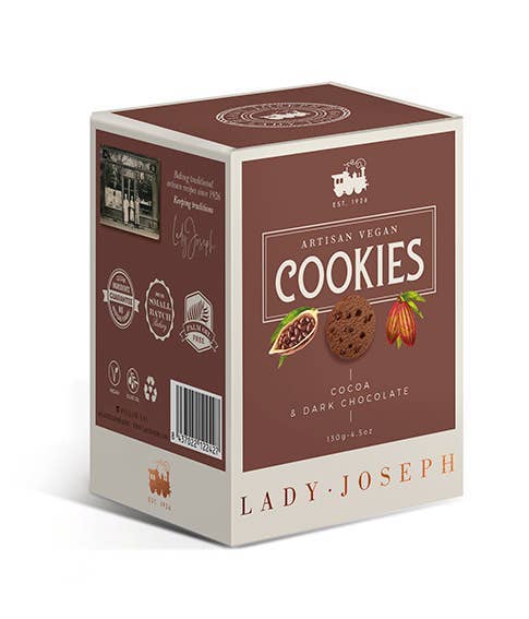 Cookies with Cacao and Dark Chocolate (Snack Cookie Vegan)