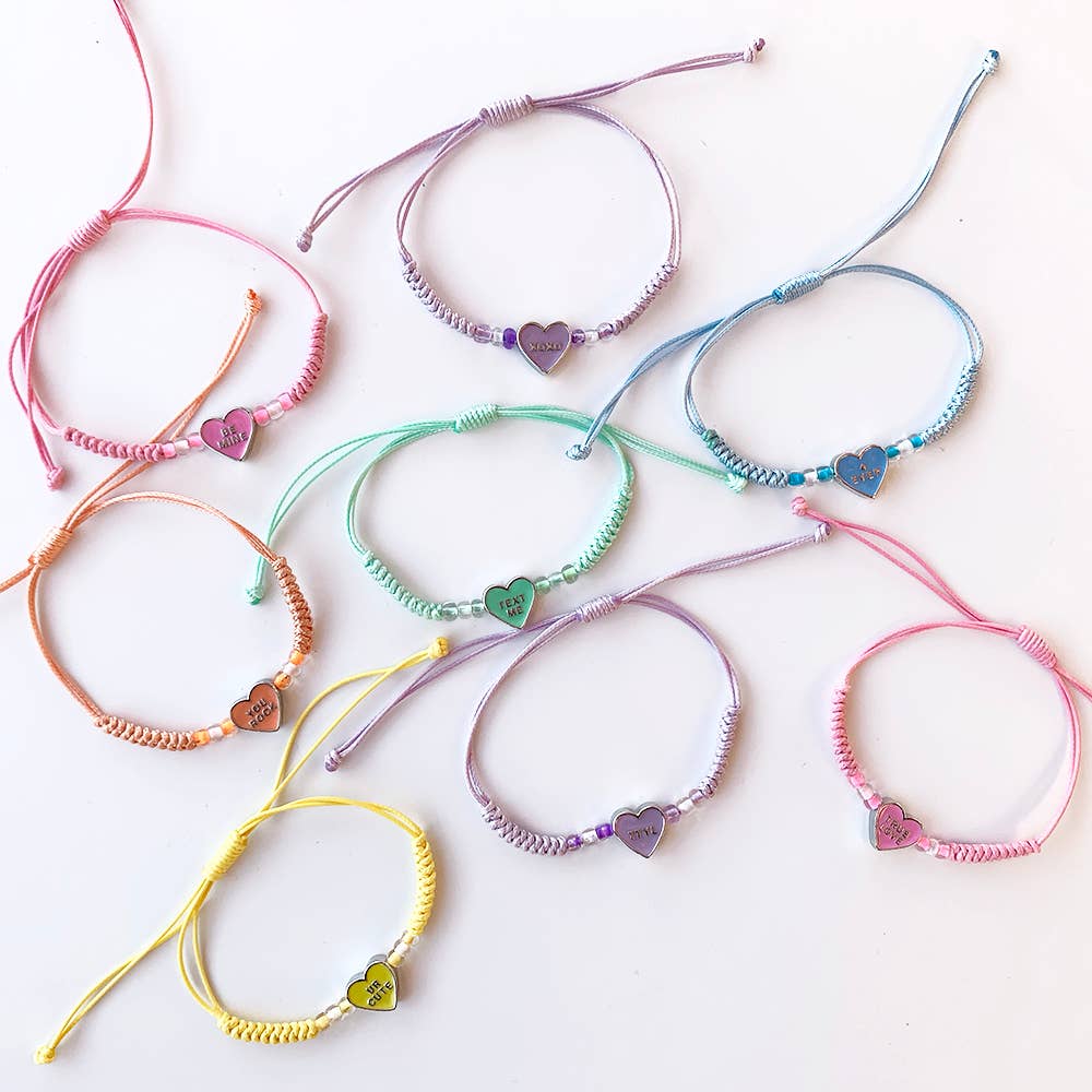 Be Mine Conversation Heart Valentines Bracelet - Assorted Styles