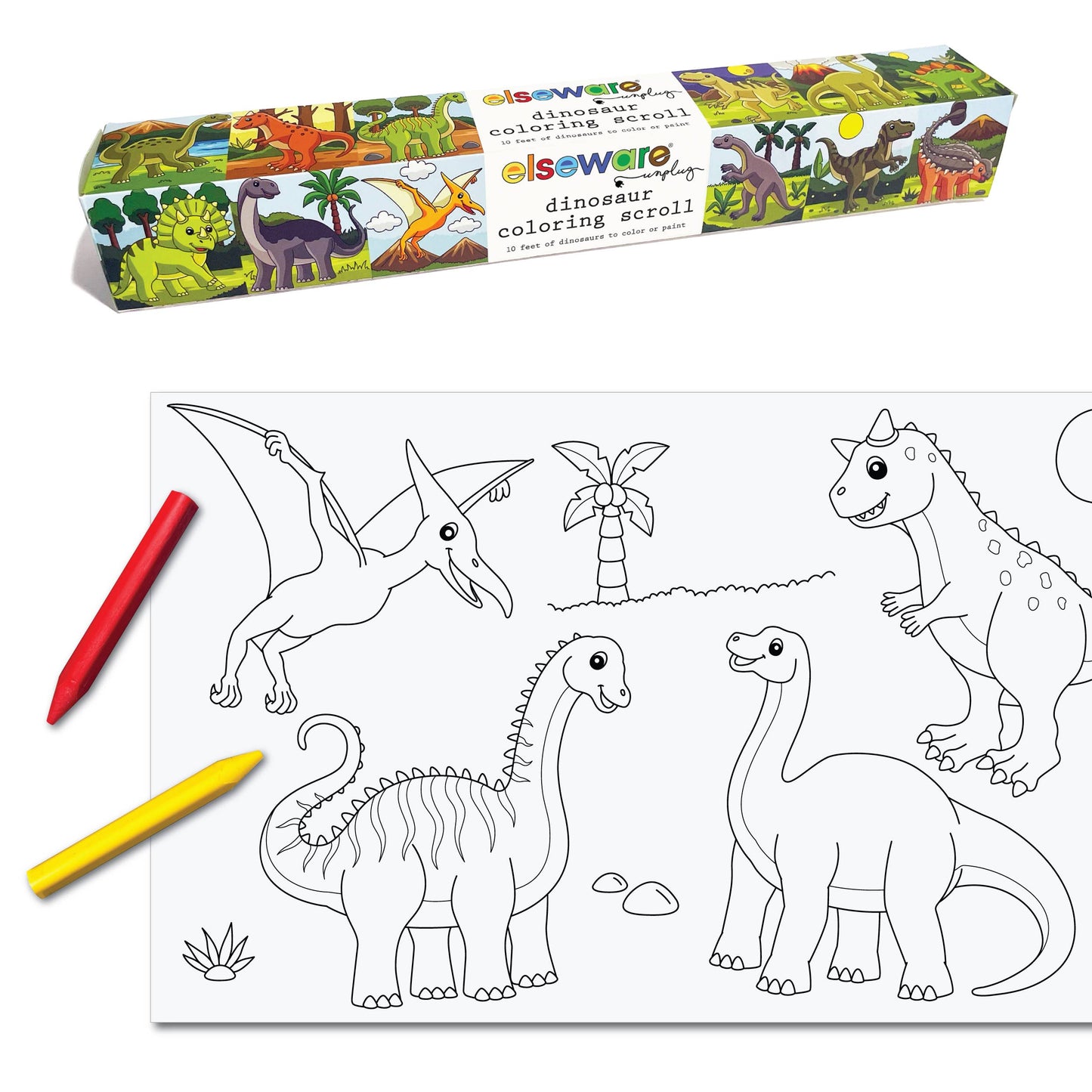 Coloring Scrolls - 10ft with Adhesive Back - Assorted Styles