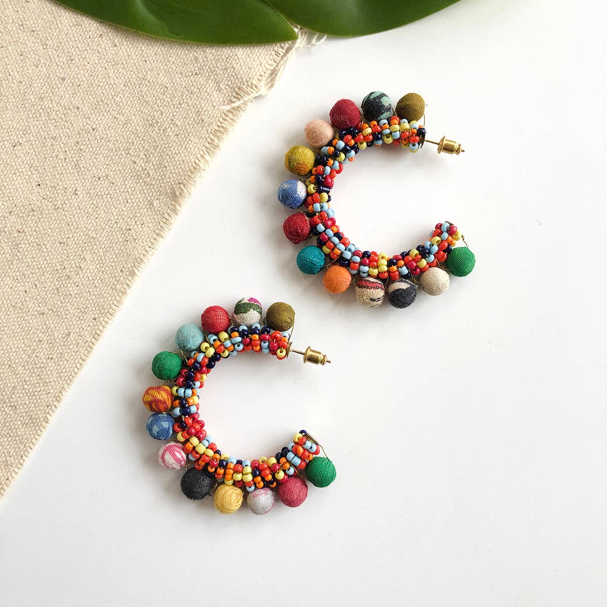 Confetti Kantha Hoops