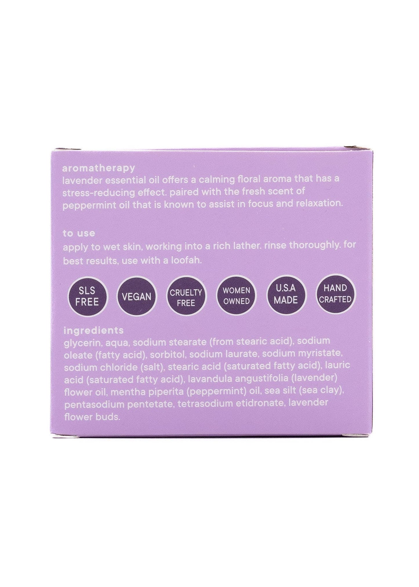 Calm, natural Soap with Lavender Essential Oil