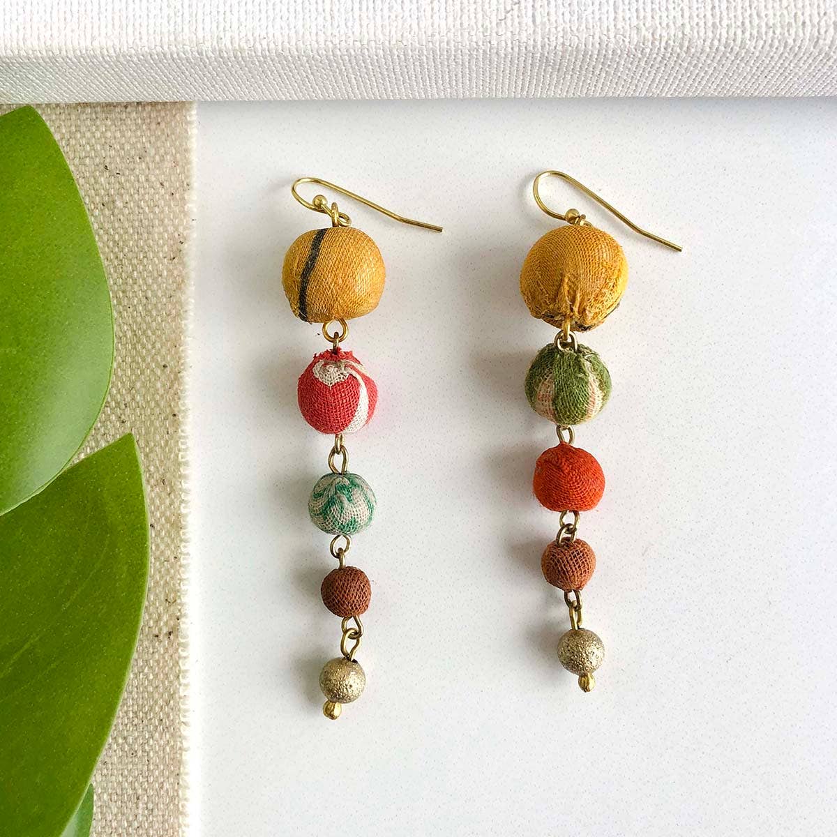 WorldFinds - Evolving Kantha Earrings