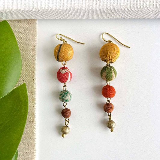 WorldFinds - Evolving Kantha Earrings