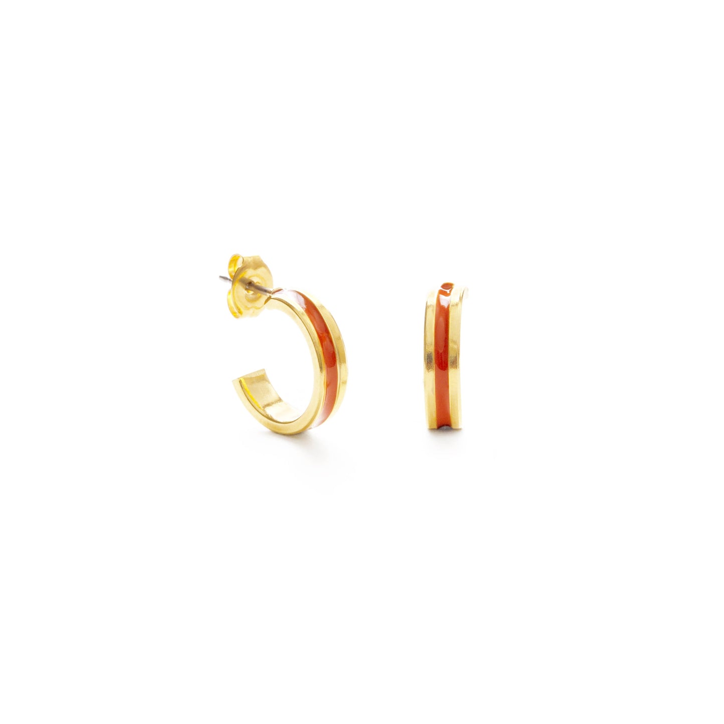 Amano Studio - 15mm Hoop Earrings with Summer Color