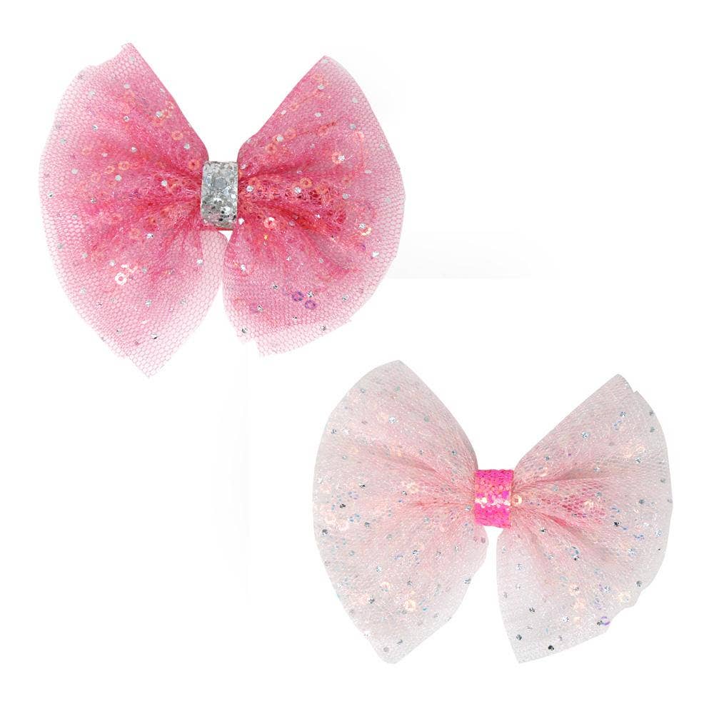Moonlight Ballet Bow Hair Clip