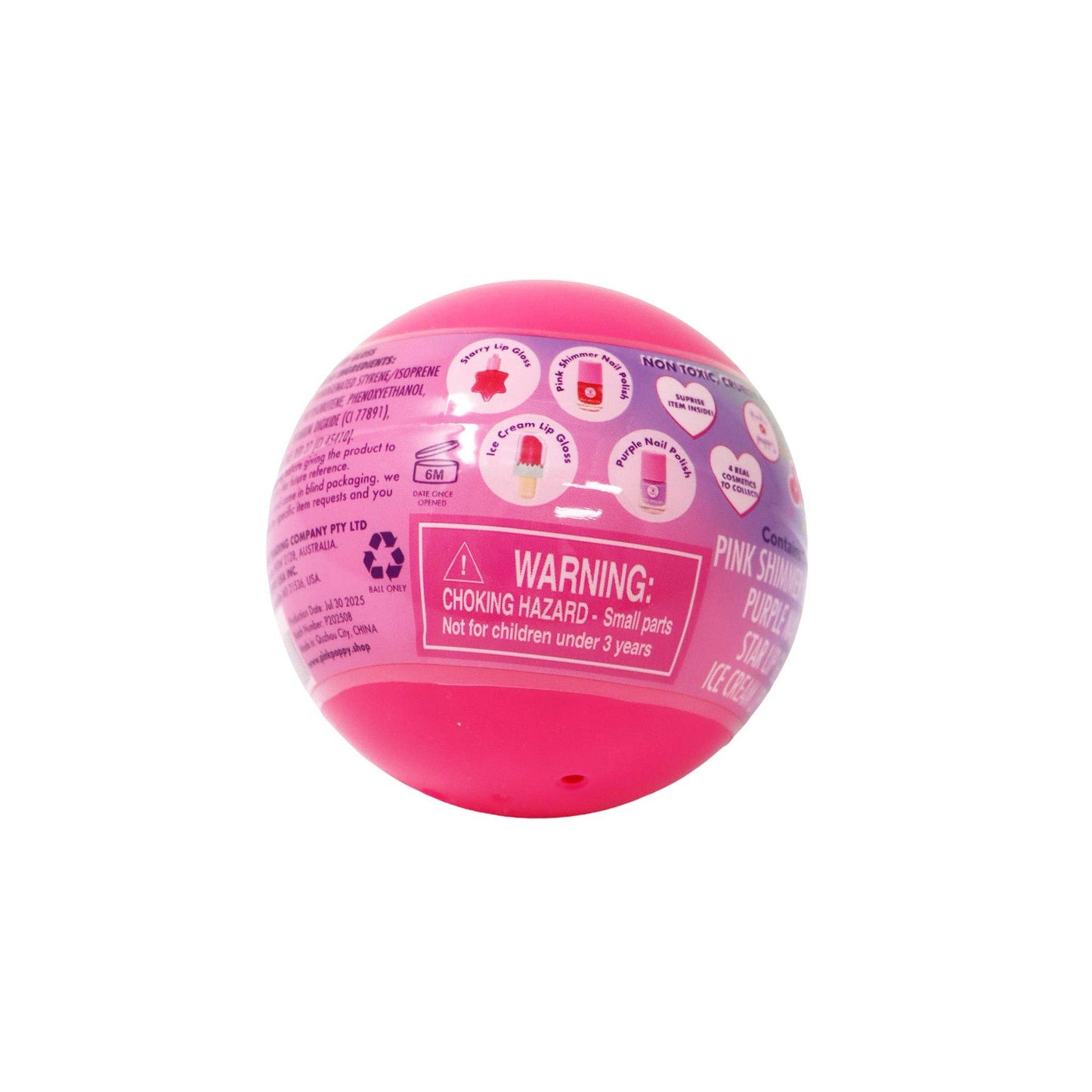 Pink Poppy Cosmetic Surprise Ball