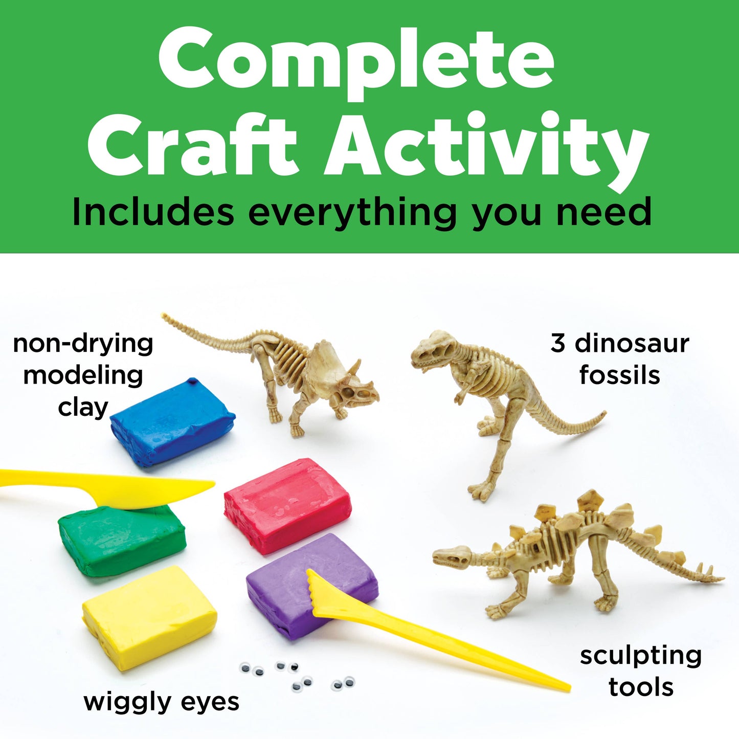 Create with Clay Dinosaurs DIY Craft