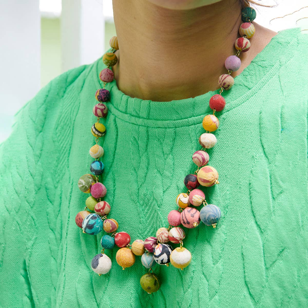 Kantha Bloom Necklace