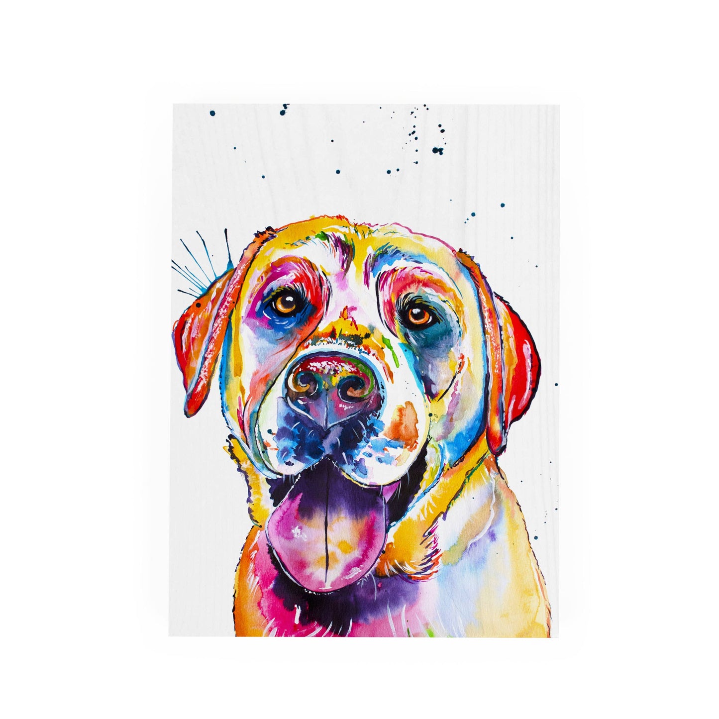 Lab Wood Block Décor