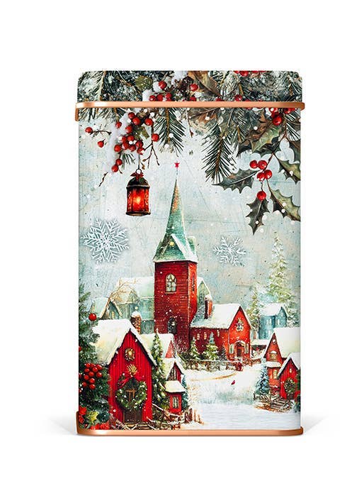 Christmas Biscuits Assortment. Xmas Gift Vegan Tin