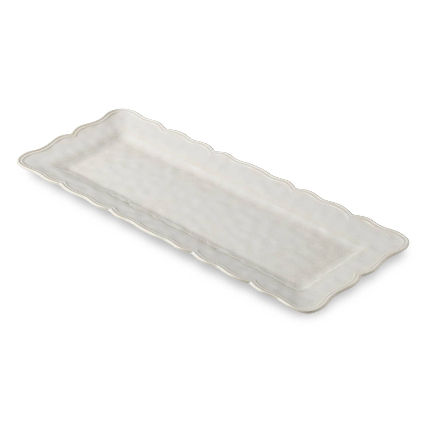 Isabella Cream Rectangular Platter 19" x 8"