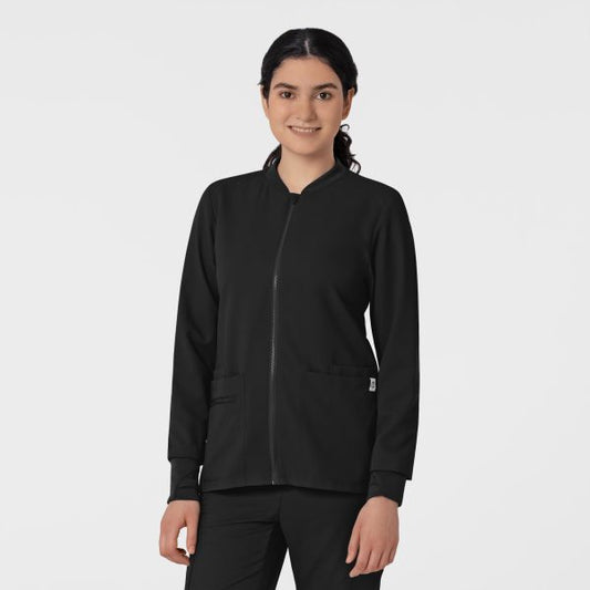 WonderWink Thrive Women's Zip-Front Warm-Up Jacket