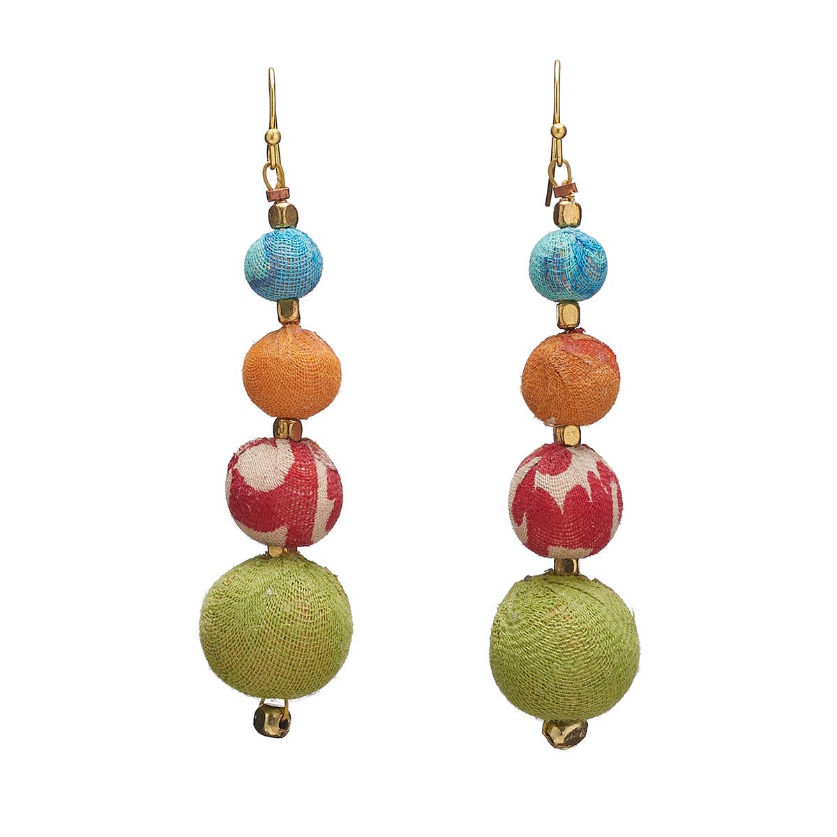 Graduated Kantha Earrings