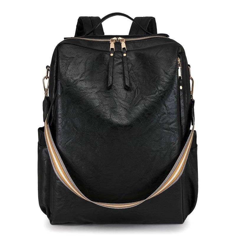 UZ Wholesale Store - Fashionable PU Large Capacity Backpack