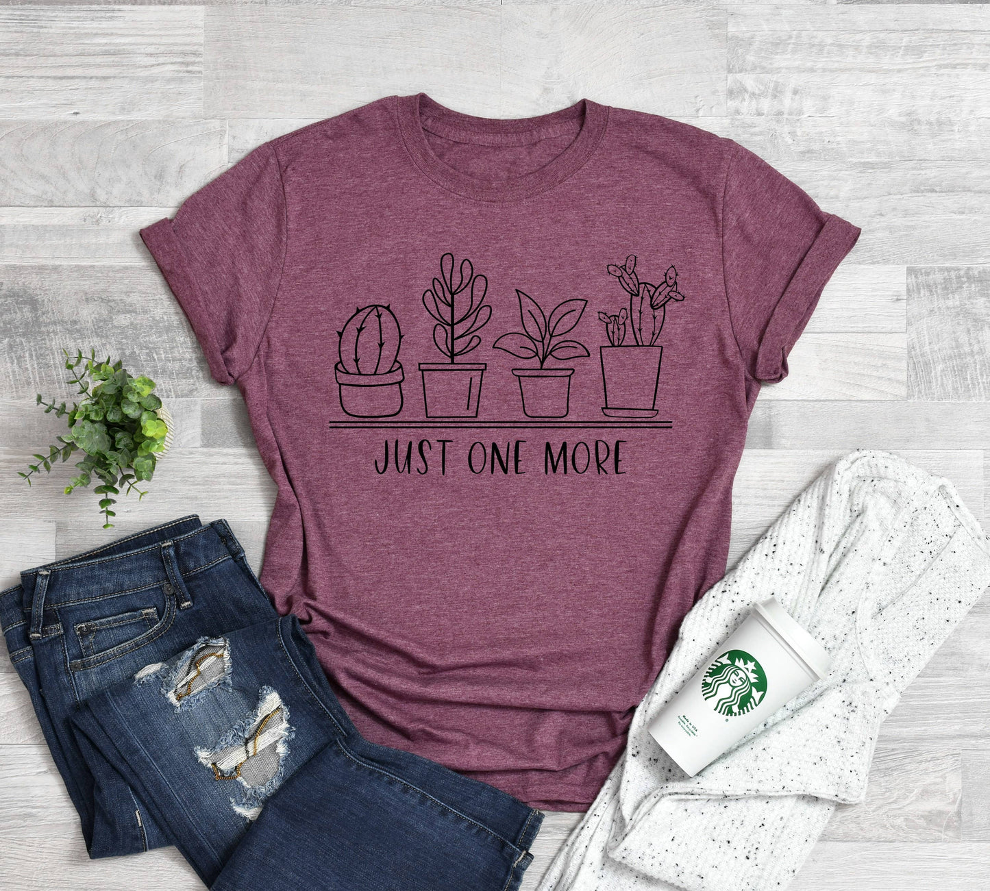 PrimestoreUS - Just One More Plant Shirt, Plant Lady T-Shirt, Plant Lover Gift, Gardening Shirt, Plant Mom Shirt, Gardening Shirt, Plant Mom Shirt,: Military Green / Unisex-2XL