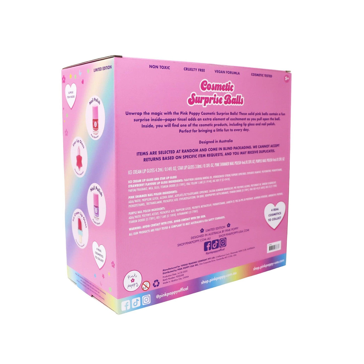 Pink Poppy Cosmetic Surprise Ball