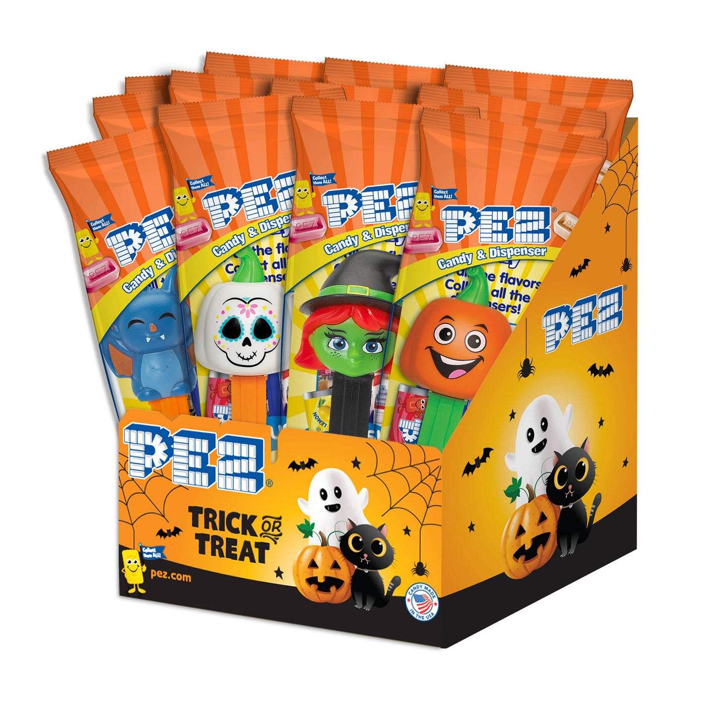 Halloween Pez Candy, Poly Bag