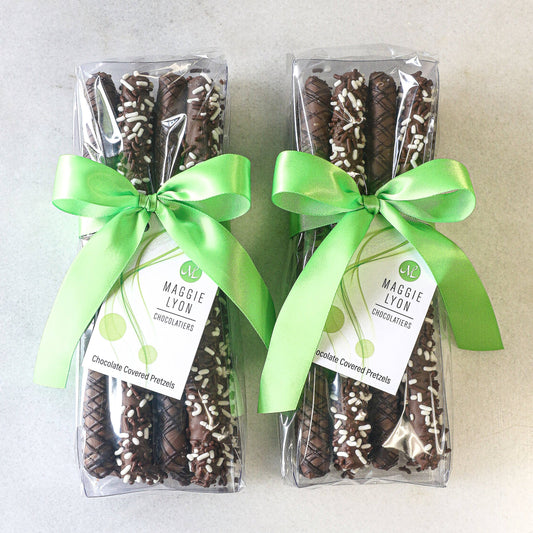 8pc Milk Chocolate Pretzel Rods