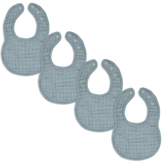 Muslin Bibs -Multicolor - Pack of 4