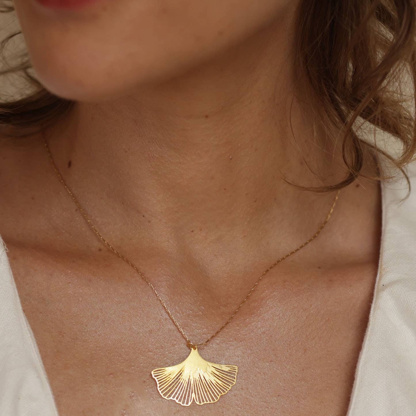 Amano Studio - Ginkgo Leaf Necklace